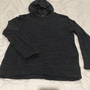 T-shirt with hood black